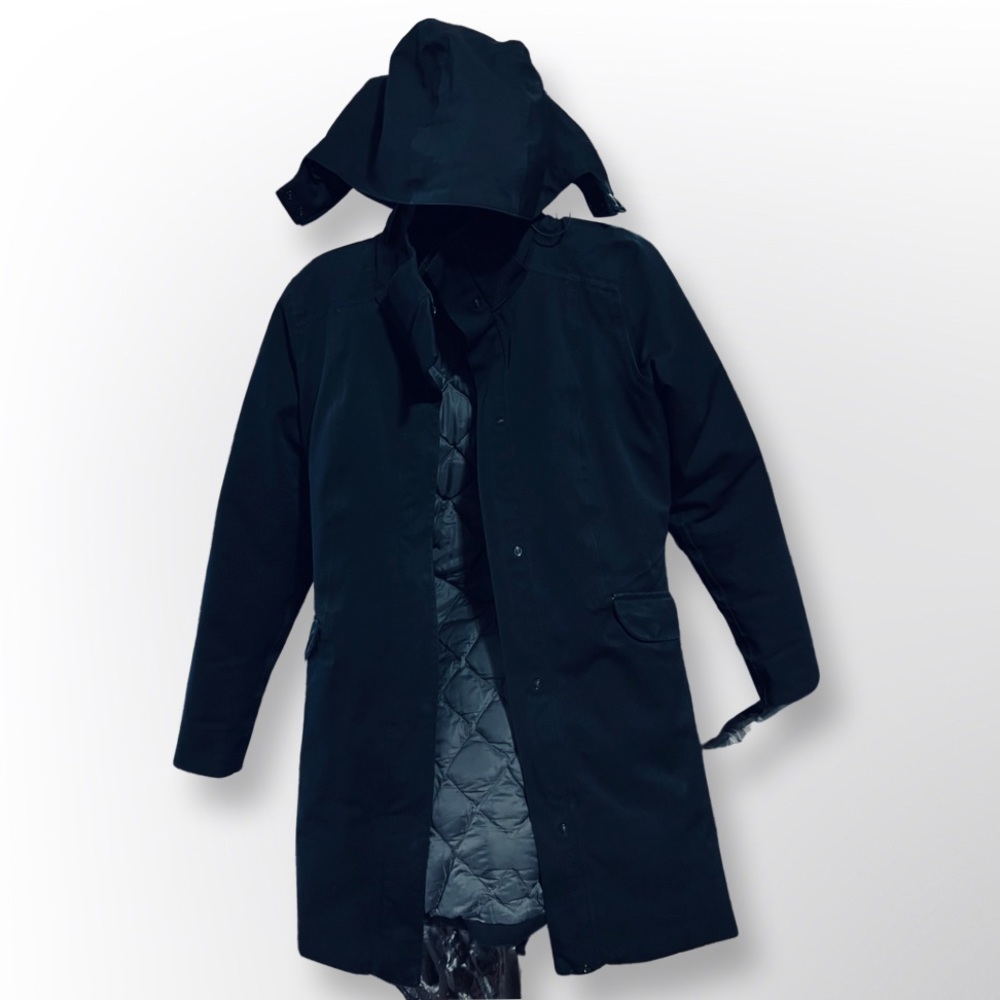 Patagonia black quilted jacket